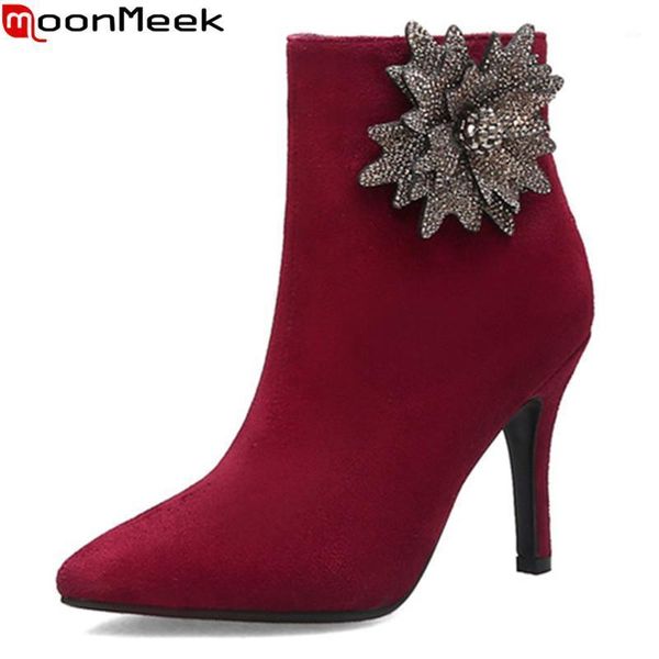boots moonmeek big size 34-43 fashion ankle pointed toe zip high heels prom flock autumn winter 20211, Black
boots moonmeek big size 34-43 fashion ankle pointed toe zip high heels prom flock autumn winter 20211, Black