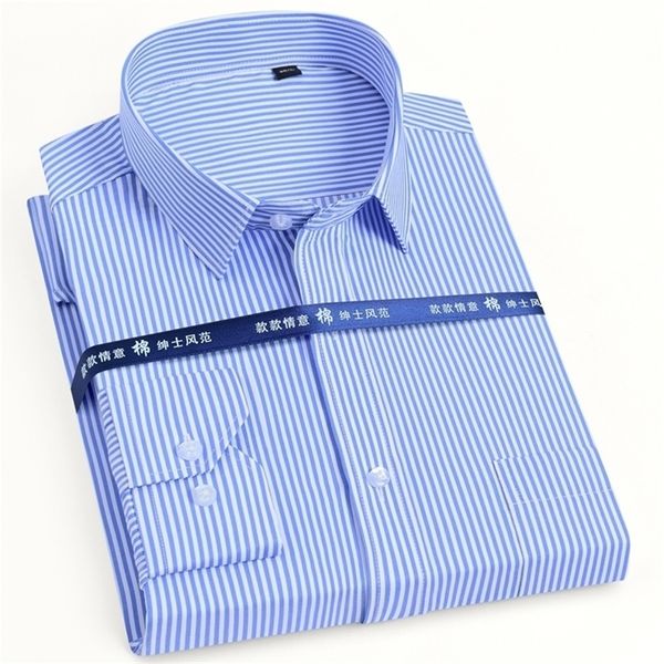 men's classic long sleeve solid/striped basic dress shirts single patch pocket formal business standard-fit office social shirt 220307, White;black
men's classic long sleeve solid/striped basic dress shirts single patch pocket formal business standard-fit office social shirt 220307, White;black