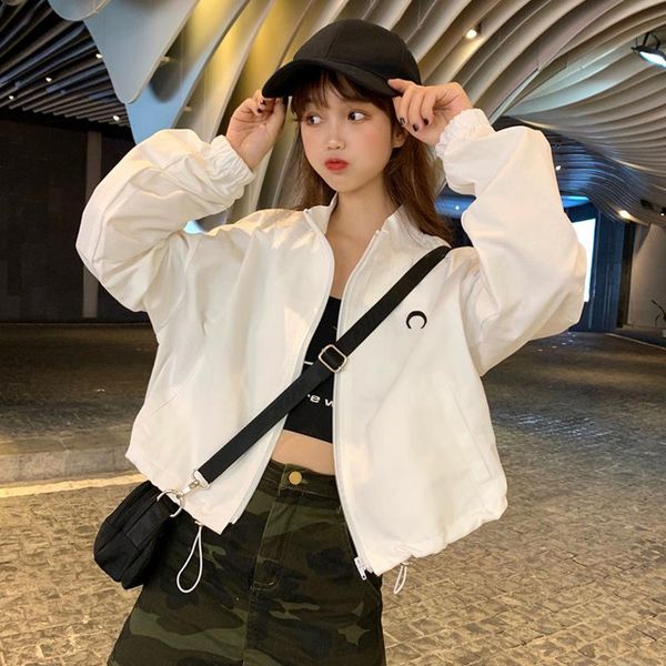 women's jackets summer 2021 coat female short section loose wild long-sleeved sunscreen thin tide ins, Black;brown
women's jackets summer 2021 coat female short section loose wild long-sleeved sunscreen thin tide ins, Black;brown