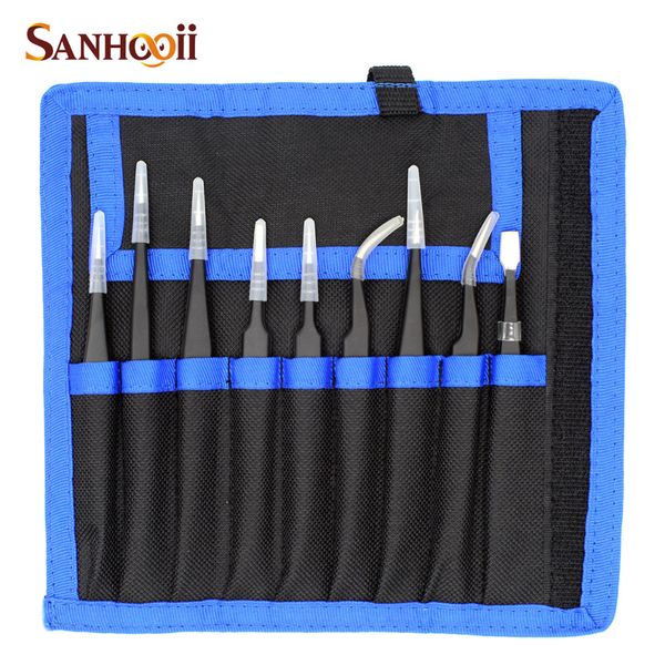 esd stainless steel tweezer kit precision antistatic maintenance tools for electronics jewelry mobile phone repairing zm56
esd stainless steel tweezer kit precision antistatic maintenance tools for electronics jewelry mobile phone repairing zm56