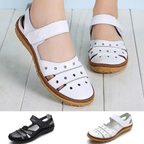 sagace sandals woman shoes solid soft bottom hole classics adhesive tape wild mid heel creativity sandals women summer shoes, Black 
sagace sandals woman shoes solid soft bottom hole classics adhesive tape wild mid heel creativity sandals women summer shoes, Black