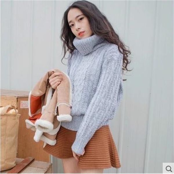 new turtleneck 2021 knitted women soft jumper pull femme hiver autumn winter thick warm loose knitting sweater stpo, White;black
new turtleneck 2021 knitted women soft jumper pull femme hiver autumn winter thick warm loose knitting sweater stpo, White;black
