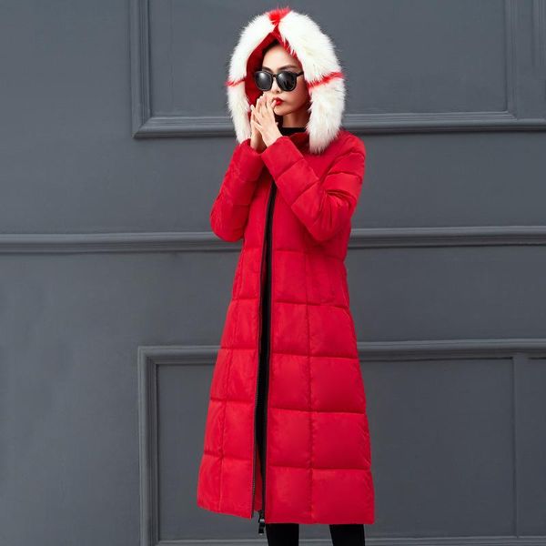 winter coat women long plus size 3xl thick fur collar winter down cotton jacket women long parkas cotton hooded outerwear pp210, Black
winter coat women long plus size 3xl thick fur collar winter down cotton jacket women long parkas cotton hooded outerwear pp210, Black