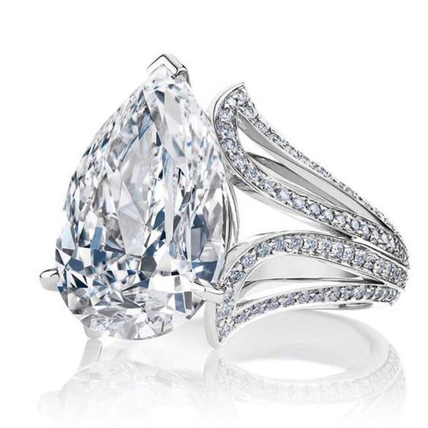 wedding rings luxury female crystal water drop ring charm silver color bride for women cute white zircon stone engagement, Slivery;golden
wedding rings luxury female crystal water drop ring charm silver color bride for women cute white zircon stone engagement, Slivery;golden