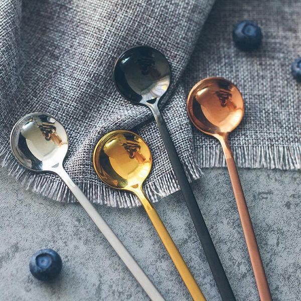 spoons mtl 3pcs round head long handle colorful stainless steel coffee fruit teaspoon flatware drinking tools
spoons mtl 3pcs round head long handle colorful stainless steel coffee fruit teaspoon flatware drinking tools