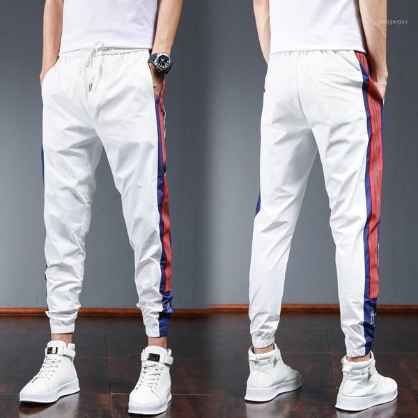men's pants casual fashion brand 2021 spring and summer youth slim sports wear cool breathable, Black
men's pants casual fashion brand 2021 spring and summer youth slim sports wear cool breathable, Black