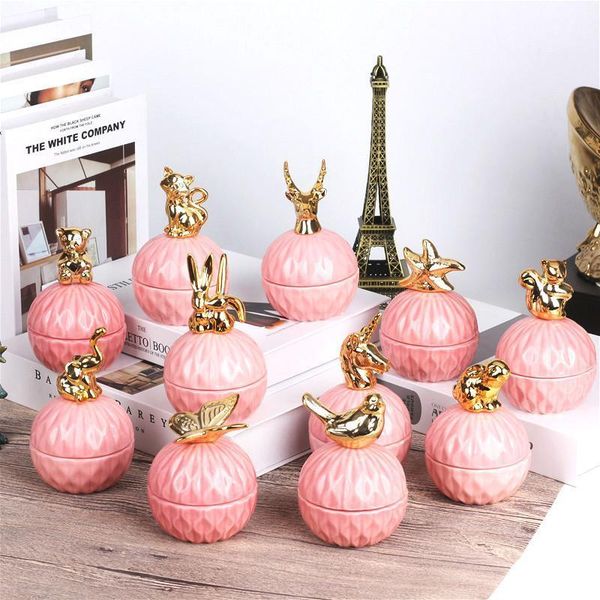 storage bottles & jars nordic ceramic jewelry box sealed animal jar candy tank container earring necklace with lid wedding gift home decorat
storage bottles & jars nordic ceramic jewelry box sealed animal jar candy tank container earring necklace with lid wedding gift home decorat