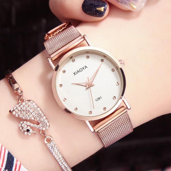 wristwatches brand quality fashion women luminous watches stainless steel analog quartz wrist watch clockreloj mujer gift, Slivery;brown
wristwatches brand quality fashion women luminous watches stainless steel analog quartz wrist watch clockreloj mujer gift, Slivery;brown