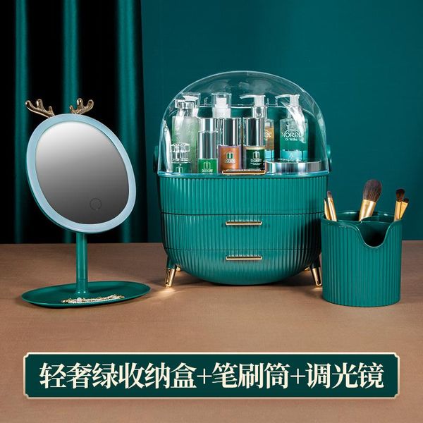 domestic portable cosmetic storage box organizer handle makeup storage box dressing table maquiagens household products ej50ms
domestic portable cosmetic storage box organizer handle makeup storage box dressing table maquiagens household products ej50ms