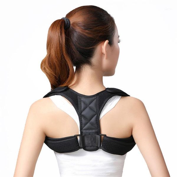 back support 2021 clavicle spine shoulder lumbar posture correction brace belt adjustable corrector1, Black;blue
back support 2021 clavicle spine shoulder lumbar posture correction brace belt adjustable corrector1, Black;blue