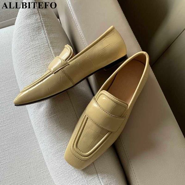 allbitefo heel height 1cm comfortable soft genuine leather women flats sheepskin insole leisure flat heel shoes low heel shoes 210611, Black
allbitefo heel height 1cm comfortable soft genuine leather women flats sheepskin insole leisure flat heel shoes low heel shoes 210611, Black