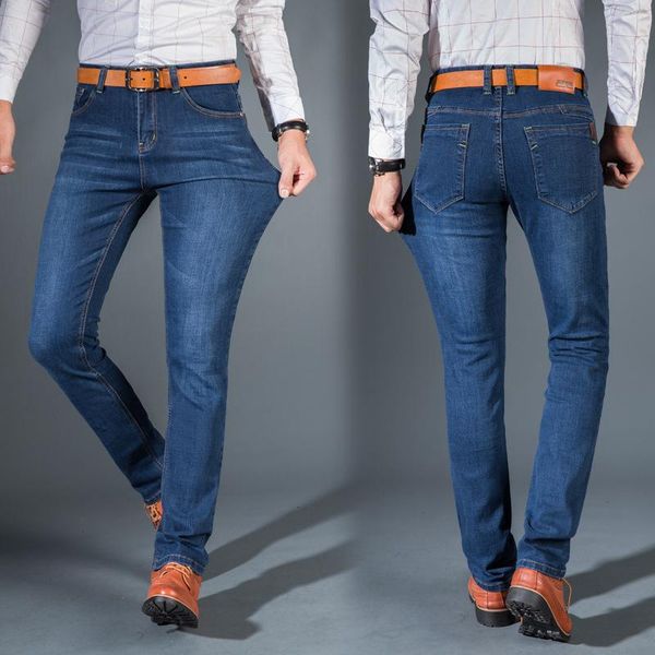 spring autumn 2021 men's smart jeans business fashion straight regular blue stretch denim trousers classic men plus size 28-40
spring autumn 2021 men's smart jeans business fashion straight regular blue stretch denim trousers classic men plus size 28-40