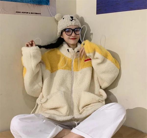 women's sweaters loose girl female special spring oversized sweatshirt kawaii long sleeve cute sweater students streetwear, White;black
women's sweaters loose girl female special spring oversized sweatshirt kawaii long sleeve cute sweater students streetwear, White;black