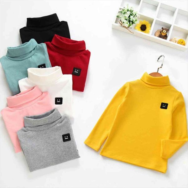 boys and girls autumn winter high necked bottoms childrens clothing baby long sleeved t shirt top, Blue
boys and girls autumn winter high necked bottoms childrens clothing baby long sleeved t shirt top, Blue