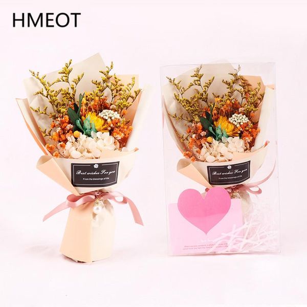 preserved everlasting flower bouquet gift box bouquet christmas new year birthday valentine's day gift for mom lover girlfriend