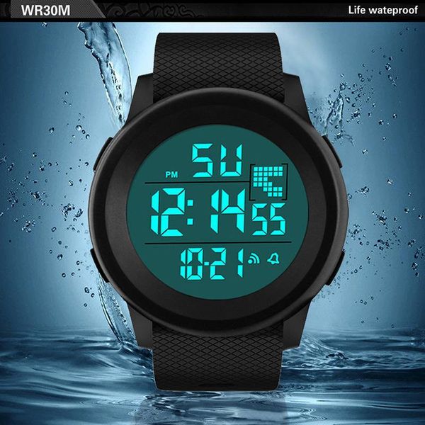 wristwatches korean style men watches big dial simple luminous led digital wristwatch man sport waterproof clock 2021 relogio masculino, Slivery;brown
wristwatches korean style men watches big dial simple luminous led digital wristwatch man sport waterproof clock 2021 relogio masculino, Slivery;brown