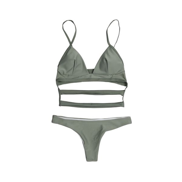 2018 new womens summer swimwear ladies banage bandeau push-up bra high waisted bikini set swimsuit swimwear bathing suit, White;black
2018 new womens summer swimwear ladies banage bandeau push-up bra high waisted bikini set swimsuit swimwear bathing suit, White;black