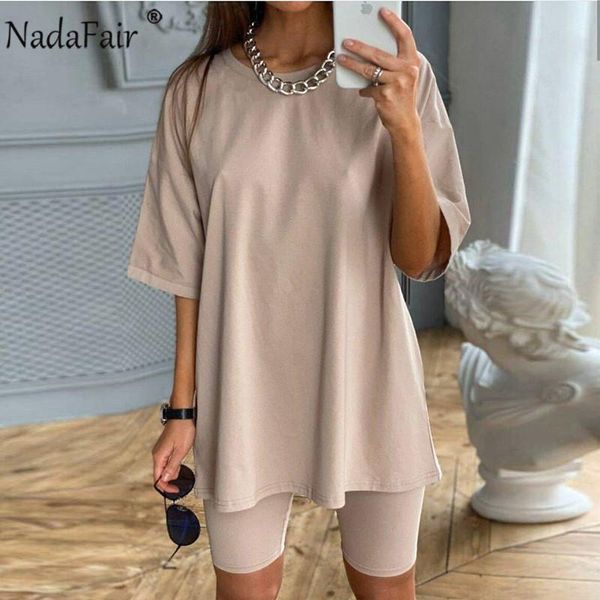 nadafair shorts sets 2021 short sleeve tshirt and biker shorts summer solid streetwear casual two piece sets outfits women, Gray
nadafair shorts sets 2021 short sleeve tshirt and biker shorts summer solid streetwear casual two piece sets outfits women, Gray