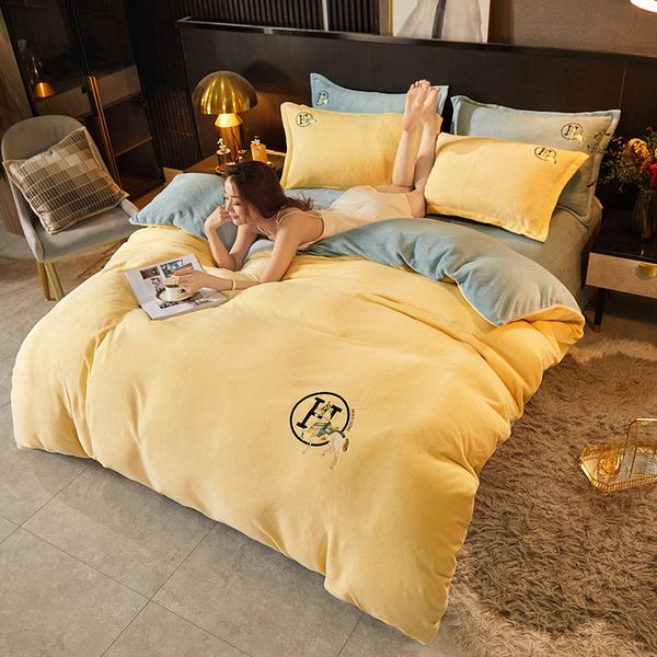 milk solid color winter thickened warm four piece set coral veet bedding flannel 1.8m bed
milk solid color winter thickened warm four piece set coral veet bedding flannel 1.8m bed
