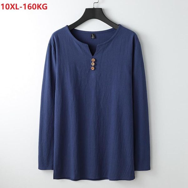 men's t-shirts autumn men long sleeve t-shirt plus size linen cotton chinese style vintage tees loose khaki navy blue 60 68 70 150kg 1, White;black
men's t-shirts autumn men long sleeve t-shirt plus size linen cotton chinese style vintage tees loose khaki navy blue 60 68 70 150kg 1, White;black