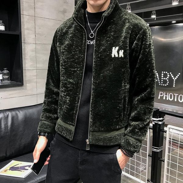 men's wool & blends veste homme hiver 2021 winter thicken bomber jacket coat men sections woolen warm teddy casual overcoat, Black
men's wool & blends veste homme hiver 2021 winter thicken bomber jacket coat men sections woolen warm teddy casual overcoat, Black