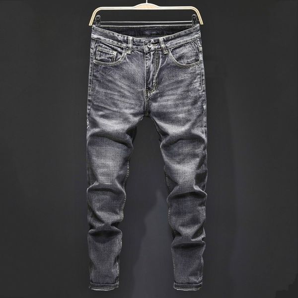 men's jeans fashions of men denim tiger pencil pants embroidered thin fitting breeches long, casual streetwear elastic brim 29-40 qcmn, Blue
men's jeans fashions of men denim tiger pencil pants embroidered thin fitting breeches long, casual streetwear elastic brim 29-40 qcmn, Blue