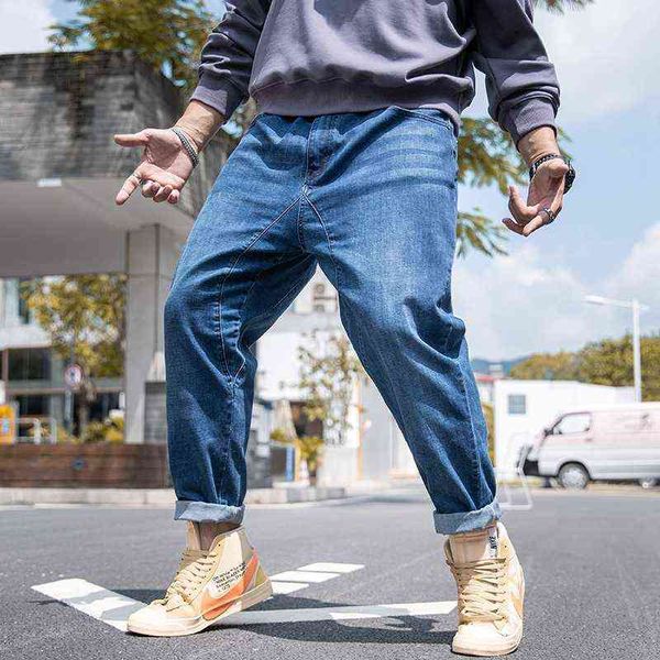 men's jeans 300 kg can wear large 2021 autumn cowboy harlan fat guy loose elastic winter men's pants, Blue
men's jeans 300 kg can wear large 2021 autumn cowboy harlan fat guy loose elastic winter men's pants, Blue