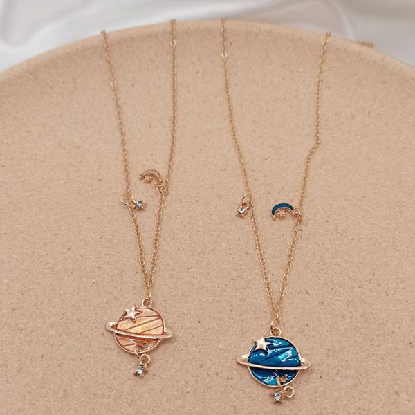 pendant necklaces choker necklace jewelry with simple temperament clavicle chain blue planet for female birthday party gifts, Silver
pendant necklaces choker necklace jewelry with simple temperament clavicle chain blue planet for female birthday party gifts, Silver