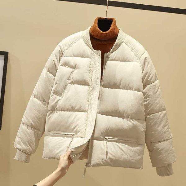 autumn winter fashion short section wadded jacket leisure college wind straight loose solid color stand collar cotton coatfemale 210601, Black
autumn winter fashion short section wadded jacket leisure college wind straight loose solid color stand collar cotton coatfemale 210601, Black