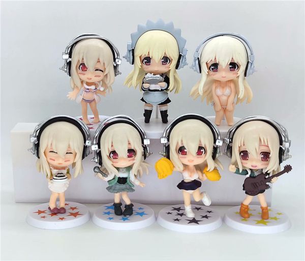 7pcs/lot supersonico anime action figure toys pretty girl kawaii collectible figurine model super sonic statue car decorations
7pcs/lot supersonico anime action figure toys pretty girl kawaii collectible figurine model super sonic statue car decorations
