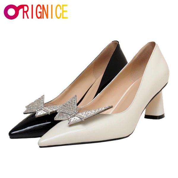 dress shoes orignice est white black women bridal wedding cow leather rhinestone crystal shallow pumps high heel big size 34-43
dress shoes orignice est white black women bridal wedding cow leather rhinestone crystal shallow pumps high heel big size 34-43