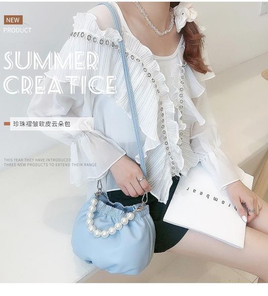 shoulder bags bucket bag french non-mainstream fashion expert cross-body pearl women solid color pleated handbag
shoulder bags bucket bag french non-mainstream fashion expert cross-body pearl women solid color pleated handbag