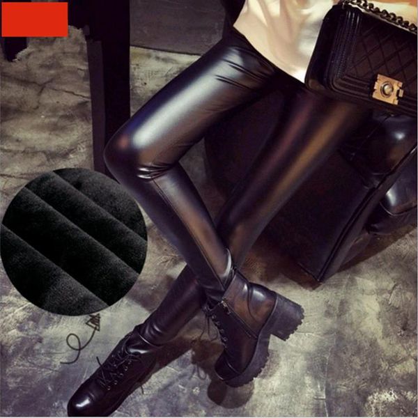 women's pants & capris plus size leather leggings women high waist warm thick velvet leggins push up legging, Black;white
women's pants & capris plus size leather leggings women high waist warm thick velvet leggins push up legging, Black;white