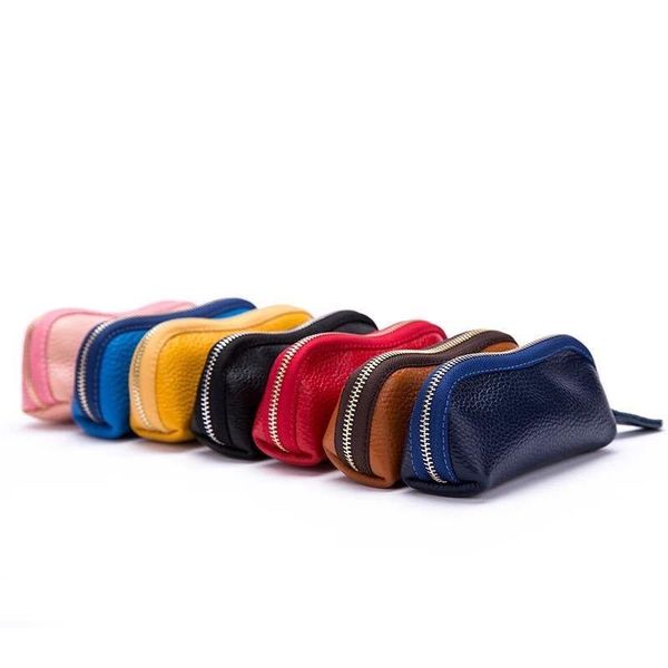 storage bags portable small leather car key bag coin purse case 
storage bags portable small leather car key bag coin purse case