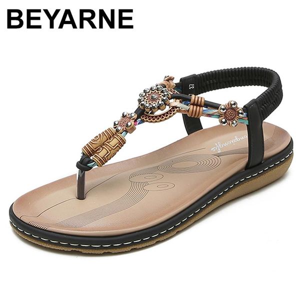 sandals beyarne summer woman pu slip on flat toe string bead comfy soft ladies women shoes sandalias mujer size 35-41, Black
sandals beyarne summer woman pu slip on flat toe string bead comfy soft ladies women shoes sandalias mujer size 35-41, Black