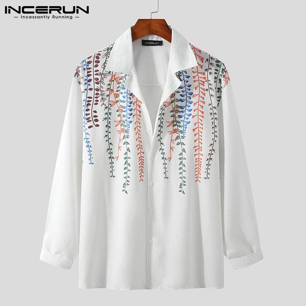 men's casual shirts 2021 men shirt brand lapel printing long sleeve button leisure camisas streetwear loose clothing harajuku incerun, White;black
men's casual shirts 2021 men shirt brand lapel printing long sleeve button leisure camisas streetwear loose clothing harajuku incerun, White;black