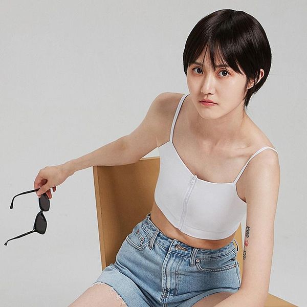 women's shapers 2021 fashion zip buckle sling chest binder short corset tomboy lesbian tank shaper breast trans vest, Black;white
women's shapers 2021 fashion zip buckle sling chest binder short corset tomboy lesbian tank shaper breast trans vest, Black;white