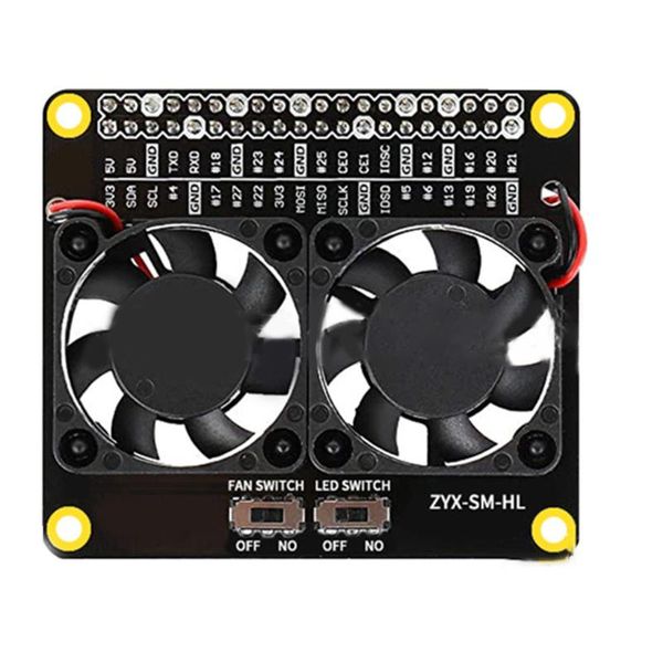 lapcooling pads raspberry pi 4b dual fan heatsink kit gpio expansion board dc 5v 0.2a with led compatible r
lapcooling pads raspberry pi 4b dual fan heatsink kit gpio expansion board dc 5v 0.2a with led compatible r