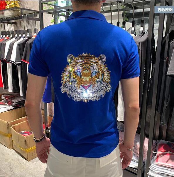 2021 new diamond stone mens summer short sleeve polo shirt men brand clothing men's tee rhinestones y7go, White;black
2021 new diamond stone mens summer short sleeve polo shirt men brand clothing men's tee rhinestones y7go, White;black