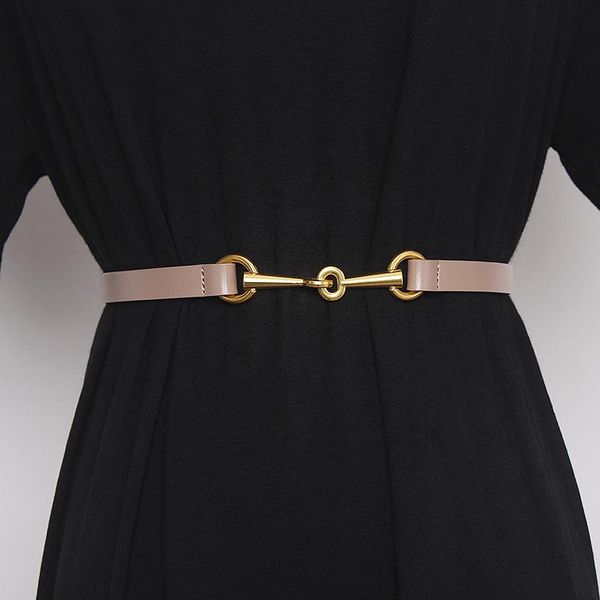 belts women's runway fashion genuine leather cummerbunds female dress corsets waistband decoration narrow belt tb1452, Black;brown
belts women's runway fashion genuine leather cummerbunds female dress corsets waistband decoration narrow belt tb1452, Black;brown