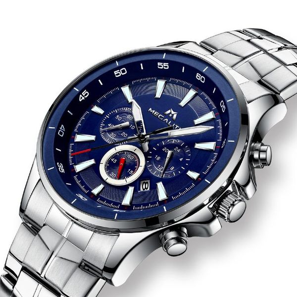 wristwatches megalith fashion sport watch for mens waterproof chronograph calendar watches sliver stainless steel business male clock, Slivery;brown
wristwatches megalith fashion sport watch for mens waterproof chronograph calendar watches sliver stainless steel business male clock, Slivery;brown