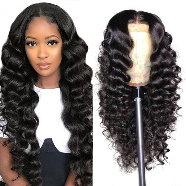 lace wigs 30 inch brazilian loose wave wig 13x4 frontal for women human hair remy 180% closure pre plucked with baby, Black;brown
lace wigs 30 inch brazilian loose wave wig 13x4 frontal for women human hair remy 180% closure pre plucked with baby, Black;brown