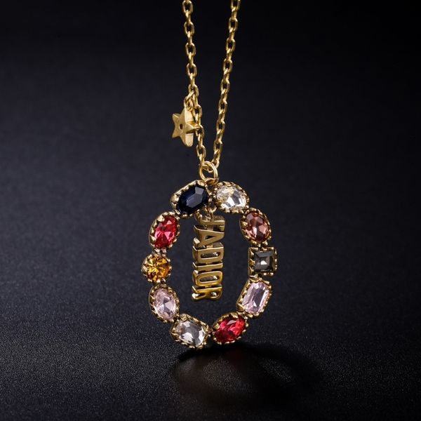 70% off outlet online family new color full diamond letter necklace female fashion neck chain star same style, Black
70% off outlet online family new color full diamond letter necklace female fashion neck chain star same style, Black