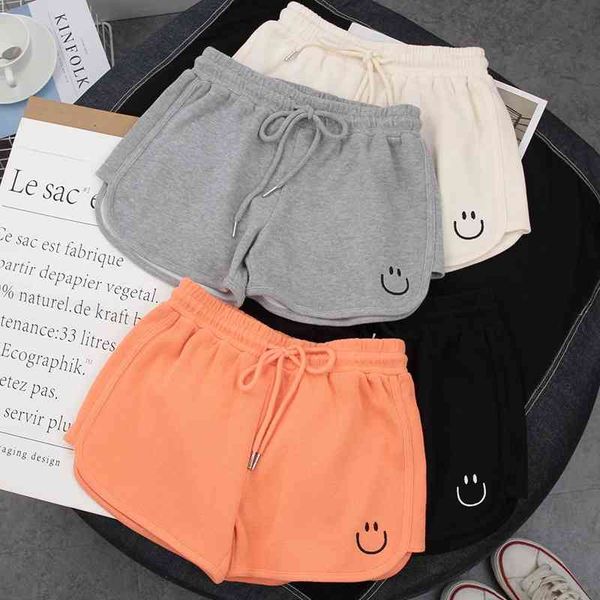 embroidered smiley face sports shorts women's summer wear loose wide leg casual versatile home yoga running pants, Black
embroidered smiley face sports shorts women's summer wear loose wide leg casual versatile home yoga running pants, Black