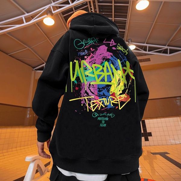 men's hoodies & sweatshirts men oversized streetwear hip hop clothing loose mens hooded sweatshirt plus size fashion hoodie, Black
men's hoodies & sweatshirts men oversized streetwear hip hop clothing loose mens hooded sweatshirt plus size fashion hoodie, Black
