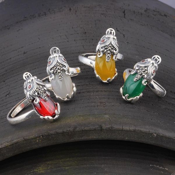 cluster rings garnet the mythical wild animal ring s925 pure silver ornaments white green z pulp female money opening, Golden;silver
cluster rings garnet the mythical wild animal ring s925 pure silver ornaments white green z pulp female money opening, Golden;silver