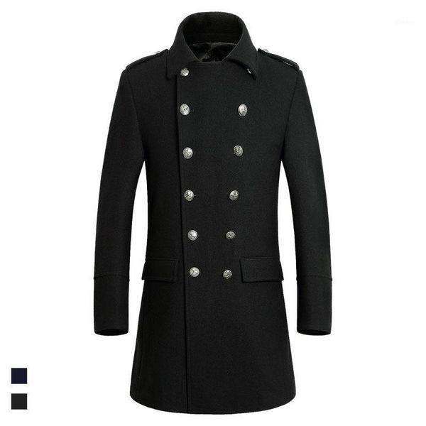 nice fashion plus size business casual wool coat men outwear casaco masculino tide mens long wool pea coat winter designer1, Black
nice fashion plus size business casual wool coat men outwear casaco masculino tide mens long wool pea coat winter designer1, Black