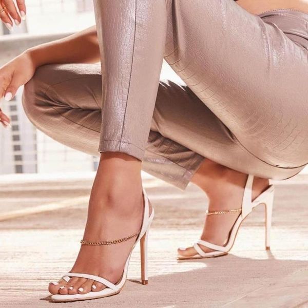 pink slingback women high heel sandal slip-on pumps ladies party daily square peep toe dress shoes metal chain sandals, Black
pink slingback women high heel sandal slip-on pumps ladies party daily square peep toe dress shoes metal chain sandals, Black