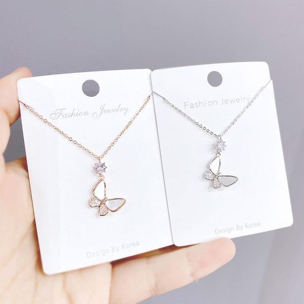 pendant necklaces butterfly necklace female fashion clavicle chain korean ornament, Silver
pendant necklaces butterfly necklace female fashion clavicle chain korean ornament, Silver