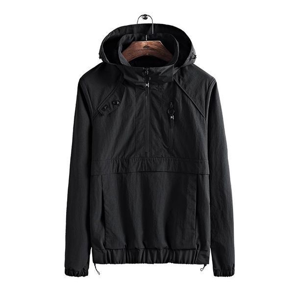 men's jackets 2021 spring and autumn hooded windbraker waterproof jacket male outdoor wear fashion casual hat detachable coat mens mant, Black;brown
men's jackets 2021 spring and autumn hooded windbraker waterproof jacket male outdoor wear fashion casual hat detachable coat mens mant, Black;brown